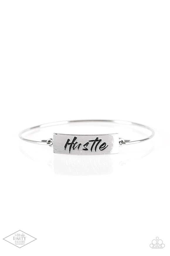 Hustle Hard - Silver