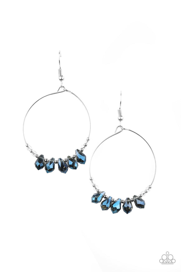 Holographic Hoops - Blue